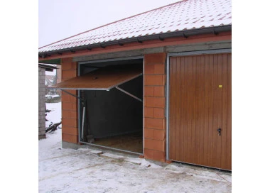 Stahl Garagentor Schwingtor - Breite: 290 cm x Höhe: 200-250 cm