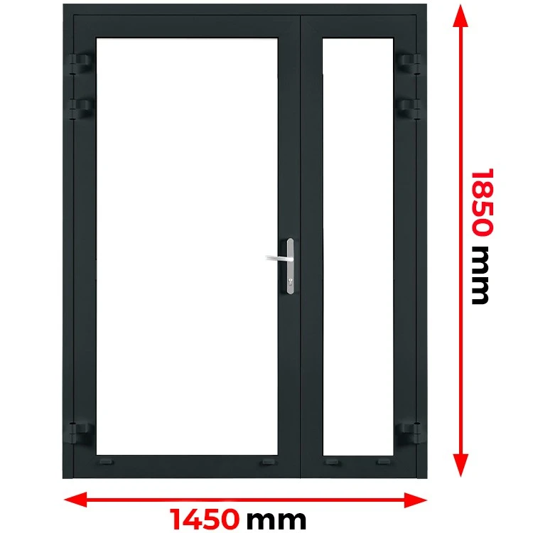 Aluminium Tür 1450 x 1850 mm MB45