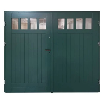 Holz Garagentor Zweiflügelig nach Maß max. 250x210 - Grün