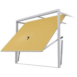 Stahl Garagentor Schwingtor - Breite: 300 cm x Höhe: 200-250 cm