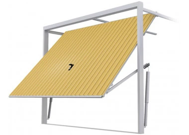 Stahl Garagentor Schwingtor - Breite: 300 cm x Höhe: 200-250 cm