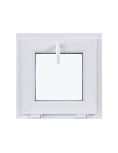 Kunststofffenster KIPP 500 x 500 mm Zweifachverglasung Weiß - SOFORT VERFÜGBAR