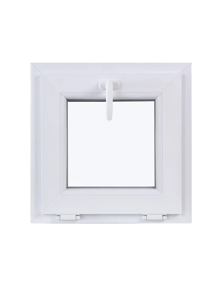 Kunststofffenster KIPP 500 x 500 mm Zweifachverglasung Weiß - SOFORT VERFÜGBAR