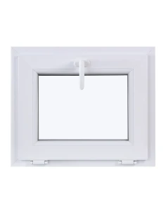 Kunststofffenster KIPP 600 x 500 mm Zweifachverglasung Weiß - SOFORT VERFÜGBAR