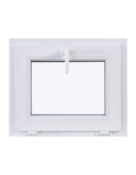 Kunststofffenster KIPP 600 x 500 mm Zweifachverglasung Weiß - SOFORT VERFÜGBAR