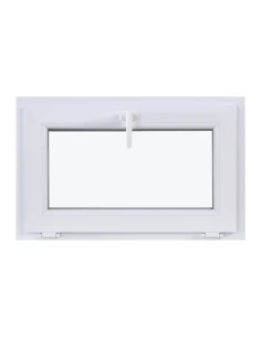 Kunststofffenster KIPP 800 x 500 mm Zweifachverglasung Weiß - SOFORT VERFÜGBAR