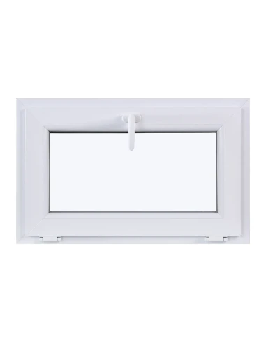 Kunststofffenster KIPP 800 x 500 mm Zweifachverglasung Weiß - SOFORT VERFÜGBAR