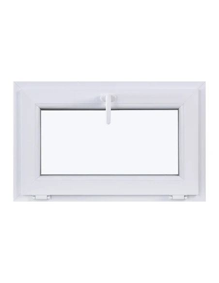 Kunststofffenster KIPP 800 x 500 mm Zweifachverglasung Weiß - SOFORT VERFÜGBAR