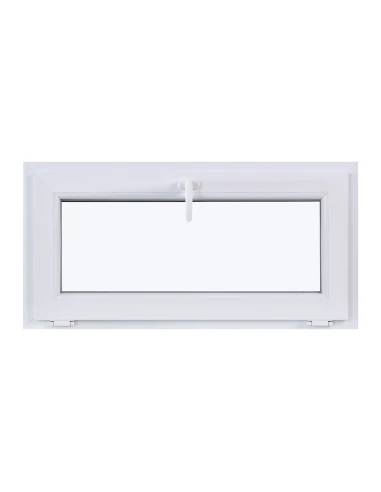 Kunststofffenster KIPP 1000 x 500 mm Zweifachverglasung Weiß - SOFORT VERFÜGBAR