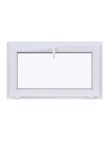 Kunststofffenster KIPP 1000 x 600 mm Zweifachverglasung Weiß - SOFORT VERFÜGBAR