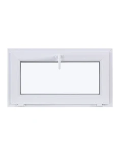 Kunststofffenster KIPP 900 x 500 mm Zweifachverglasung Weiß - SOFORT VERFÜGBAR