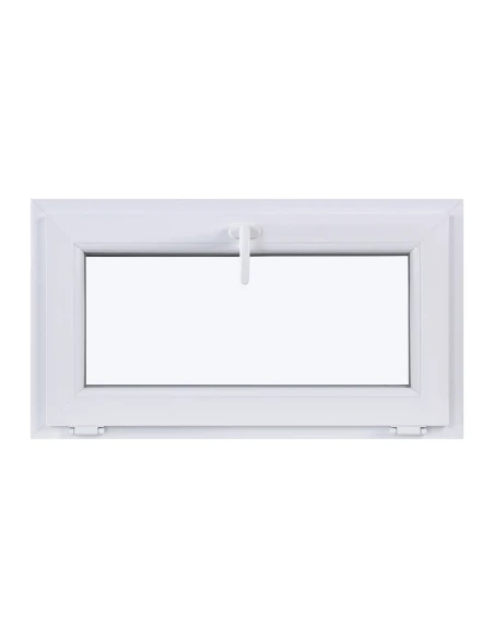 Kunststofffenster KIPP 900 x 500 mm Zweifachverglasung Weiß - SOFORT VERFÜGBAR