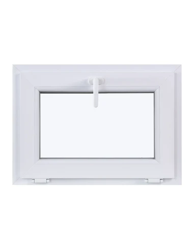 Kunststofffenster KIPP 700 x 500 mm Zweifachverglasung Weiß - SOFORT VERFÜGBAR