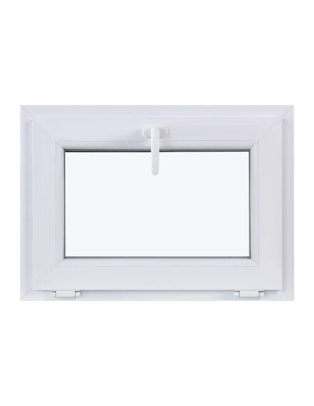 Kunststofffenster KIPP 700 x 500 mm Zweifachverglasung Weiß - SOFORT VERFÜGBAR