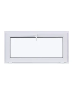 Kunststofffenster KIPP 1200 x 600 mm Zweifachverglasung Weiß - SOFORT VERFÜGBAR