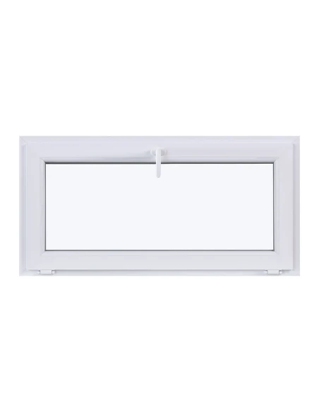 Kunststofffenster KIPP 1200 x 600 mm Zweifachverglasung Weiß - SOFORT VERFÜGBAR