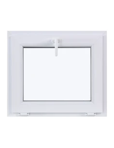 Kunststofffenster KIPP 700 x 600 mm Zweifachverglasung Weiß - SOFORT VERFÜGBAR