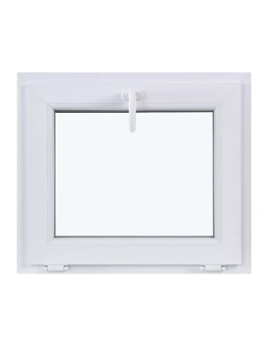 Kunststofffenster KIPP 700 x 600 mm Zweifachverglasung Weiß - SOFORT VERFÜGBAR