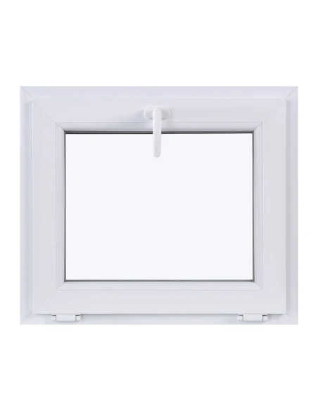 Kunststofffenster KIPP 700 x 600 mm Zweifachverglasung Weiß - SOFORT VERFÜGBAR