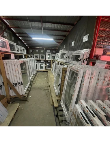 Kunststofffenster DREH/KIPP 500 x 500 mm Zweifachverglasung Weiß - SOFORT VERFÜGBAR