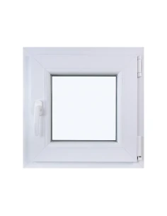 Kunststofffenster DREH/KIPP 500 x 500 mm Zweifachverglasung Weiß - SOFORT VERFÜGBAR
