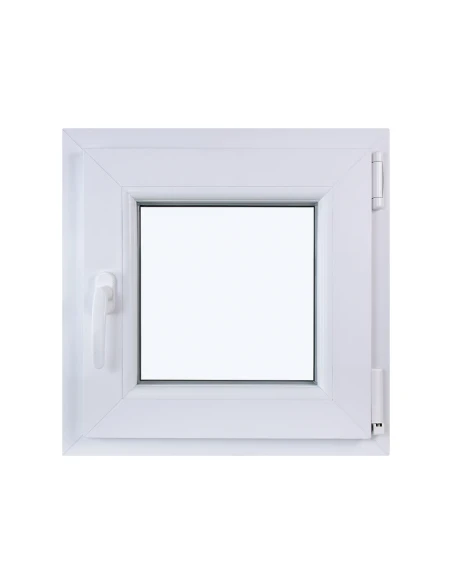 Kunststofffenster DREH/KIPP 500 x 500 mm Zweifachverglasung Weiß - SOFORT VERFÜGBAR