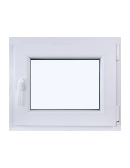 Kunststofffenster DREH/KIPP 600 x 500 mm Zweifachverglasung Weiß - SOFORT VERFÜGBAR