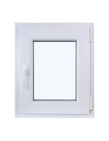 Kunststofffenster DREH/KIPP 500 x 600 mm Zweifachverglasung Weiß - SOFORT VERFÜGBAR