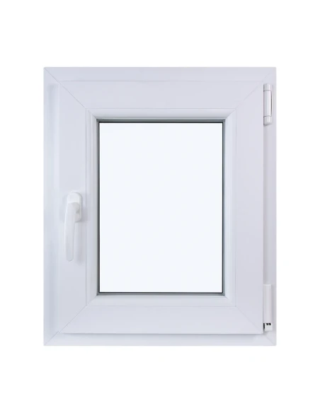 Kunststofffenster DREH/KIPP 500 x 600 mm Zweifachverglasung Weiß - SOFORT VERFÜGBAR