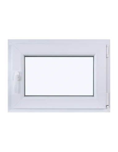 Kunststofffenster DREH/KIPP 700 x 500 mm Zweifachverglasung Weiß - SOFORT VERFÜGBAR