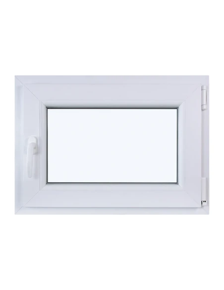 Kunststofffenster DREH/KIPP 700 x 500 mm Zweifachverglasung Weiß - SOFORT VERFÜGBAR