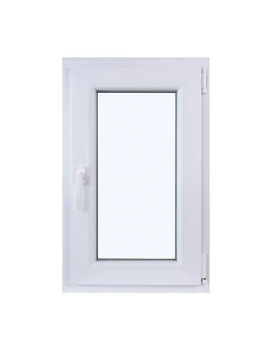Kunststofffenster DREH/KIPP 500 x 800 mm Zweifachverglasung Weiß - SOFORT VERFÜGBAR