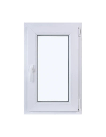 Kunststofffenster DREH/KIPP 500 x 800 mm Zweifachverglasung Weiß - SOFORT VERFÜGBAR