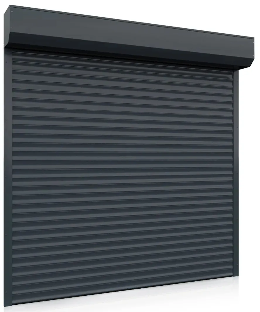 Garagen-Rolltor Guard in Anthrazit mit technischen Daten